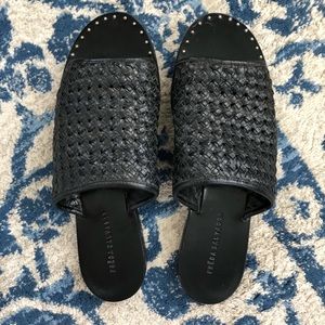 Freda Salvador woven slide sandals